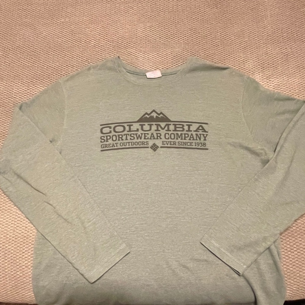 Light Green Columbia Long Sleeve